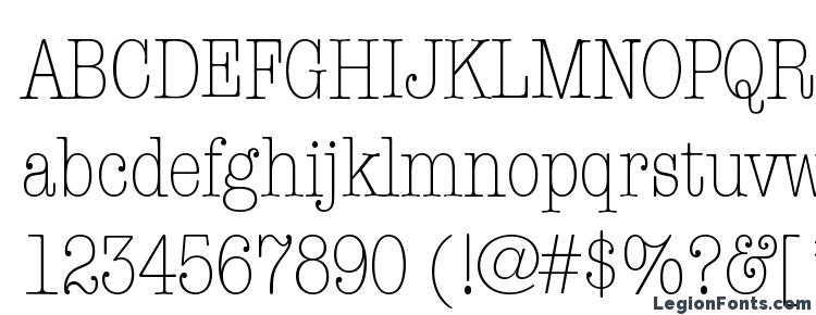 American Typewriter Light Font Free / LegionFonts