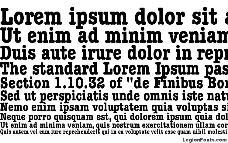 american typewriter font condensed