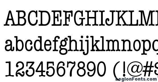 american typewriter font for word