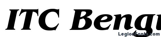ITC Benguiat Bold Italic Font