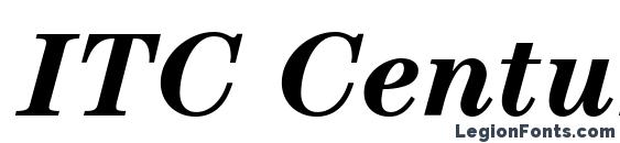 Шрифт ITC Century LT Bold Italic