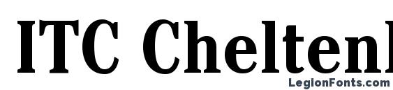 Шрифт ITC Cheltenham LT Bold Condensed