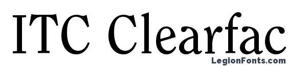 ITC Clearface LT Regular Font