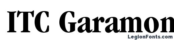 Шрифт ITC Garamond LT Bold Condensed