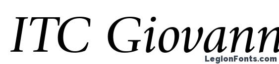 ITC Giovanni LT Book Italic font, free ITC Giovanni LT Book Italic font, preview ITC Giovanni LT Book Italic font