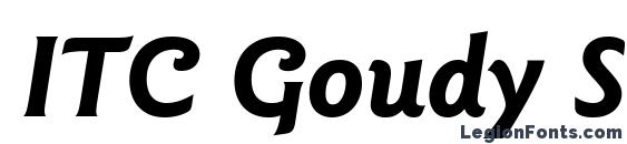 шрифт ITC Goudy Sans LT Bold Italic, бесплатный шрифт ITC Goudy Sans LT Bold Italic, предварительный просмотр шрифта ITC Goudy Sans LT Bold Italic
