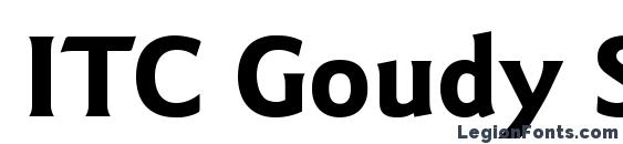 шрифт ITC Goudy Sans LT Bold, бесплатный шрифт ITC Goudy Sans LT Bold, предварительный просмотр шрифта ITC Goudy Sans LT Bold