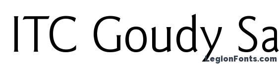 шрифт ITC Goudy Sans LT Book, бесплатный шрифт ITC Goudy Sans LT Book, предварительный просмотр шрифта ITC Goudy Sans LT Book