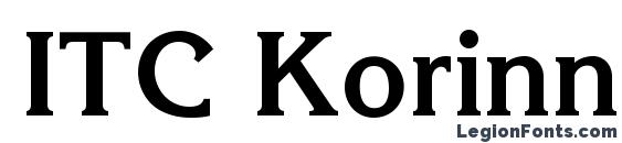 ITC Korinna LT Bold Font