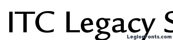 Шрифт ITC Legacy Sans LT Medium, Типографические шрифты