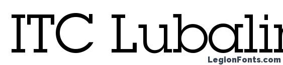 like itc lubalin graph font free