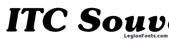 Шрифт ITC Souvenir LT Bold Italic