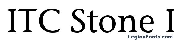 шрифт ITC Stone Informal LT, бесплатный шрифт ITC Stone Informal LT, предварительный просмотр шрифта ITC Stone Informal LT