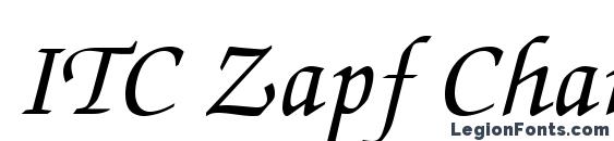 Шрифт ITC Zapf Chancery CE Medium Italic