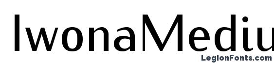 шрифт IwonaMedium Regular, бесплатный шрифт IwonaMedium Regular, предварительный просмотр шрифта IwonaMedium Regular