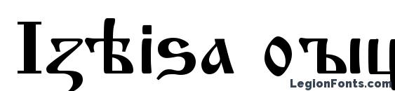 Шрифт Izhitsa normal (2), Шрифты с засечками