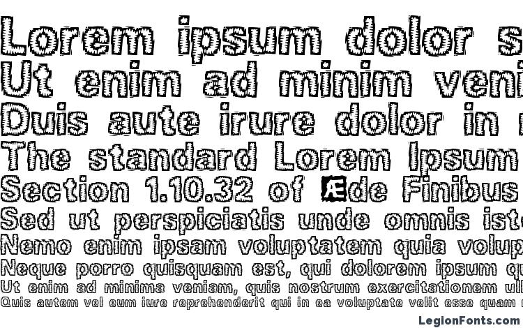 specimens Jagged font, sample Jagged font, an example of writing Jagged font, review Jagged font, preview Jagged font, Jagged font