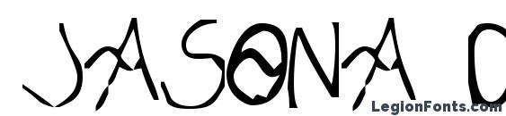 шрифт Jasona Davina, бесплатный шрифт Jasona Davina, предварительный просмотр шрифта Jasona Davina