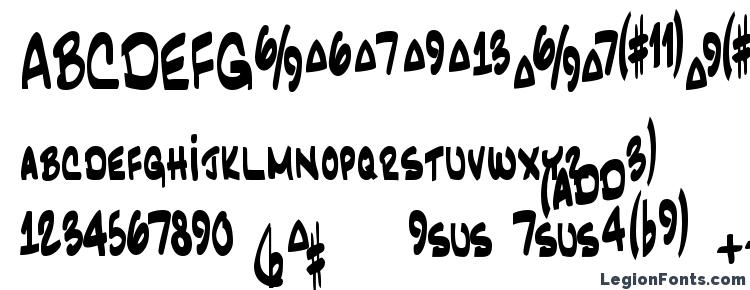 glyphs Jazzcord regular font, сharacters Jazzcord regular font, symbols Jazzcord regular font, character map Jazzcord regular font, preview Jazzcord regular font, abc Jazzcord regular font, Jazzcord regular font