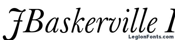 JBaskerville Italic font, free JBaskerville Italic font, preview JBaskerville Italic font