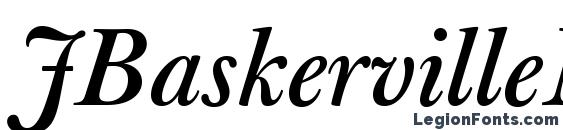 Шрифт JBaskervilleMed Italic