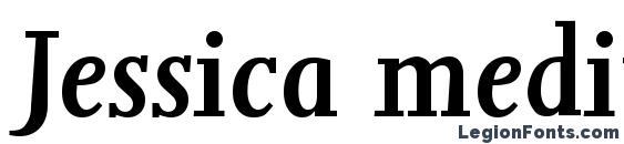 шрифт Jessica mediumita, бесплатный шрифт Jessica mediumita, предварительный просмотр шрифта Jessica mediumita