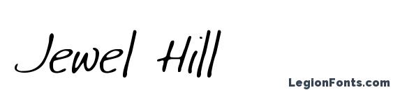 шрифт Jewel Hill, бесплатный шрифт Jewel Hill, предварительный просмотр шрифта Jewel Hill