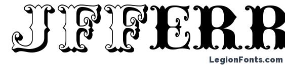 шрифт JFFerrule, бесплатный шрифт JFFerrule, предварительный просмотр шрифта JFFerrule