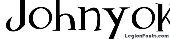 шрифт Johnyokonysm, бесплатный шрифт Johnyokonysm, предварительный просмотр шрифта Johnyokonysm