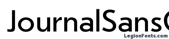 JournalSansC Font