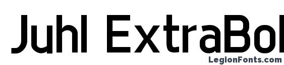шрифт Juhl ExtraBold, бесплатный шрифт Juhl ExtraBold, предварительный просмотр шрифта Juhl ExtraBold
