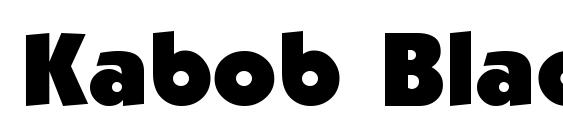 Kabob Black Font