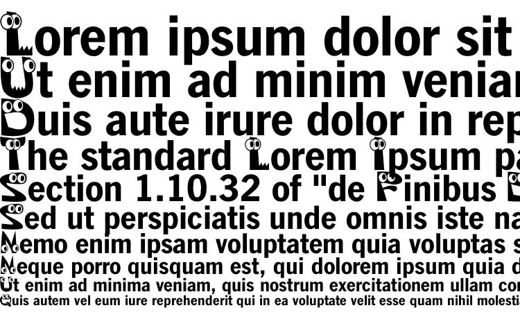 specimens Kahorrible font, sample Kahorrible font, an example of writing Kahorrible font, review Kahorrible font, preview Kahorrible font, Kahorrible font