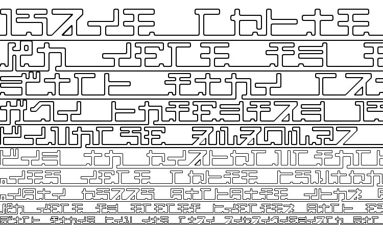 specimens Katakana,pipe font, sample Katakana,pipe font, an example of writing Katakana,pipe font, review Katakana,pipe font, preview Katakana,pipe font, Katakana,pipe font