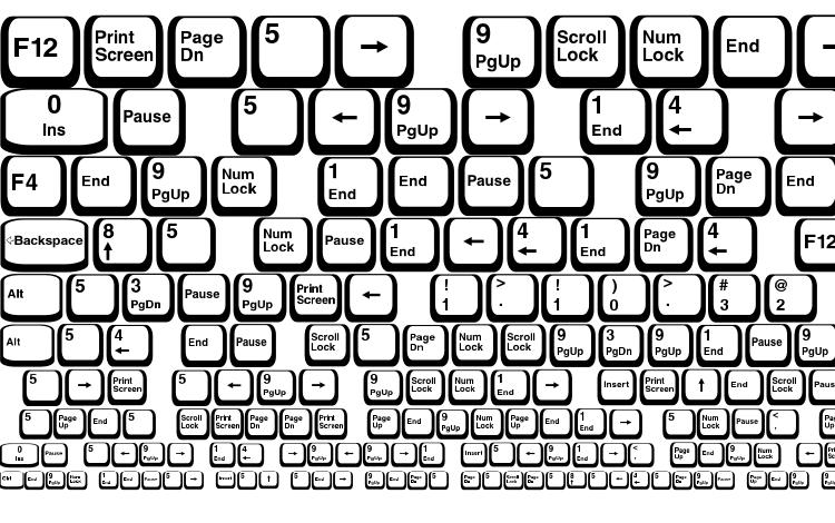 fonts keyboard