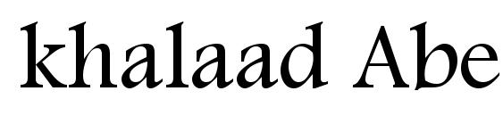 khalaad Abeer font, free khalaad Abeer font, preview khalaad Abeer font