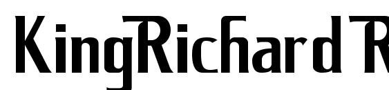 KingRichard Regular font, free KingRichard Regular font, preview KingRichard Regular font