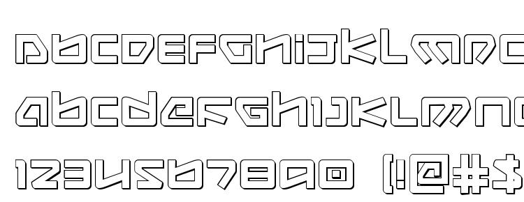 glyphs Kobold 3D font, сharacters Kobold 3D font, symbols Kobold 3D font, character map Kobold 3D font, preview Kobold 3D font, abc Kobold 3D font, Kobold 3D font