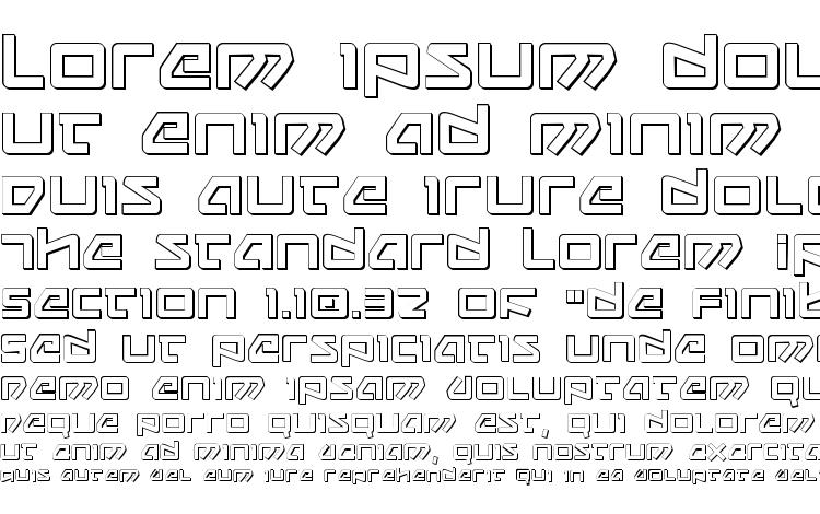 specimens Kobold 3D font, sample Kobold 3D font, an example of writing Kobold 3D font, review Kobold 3D font, preview Kobold 3D font, Kobold 3D font