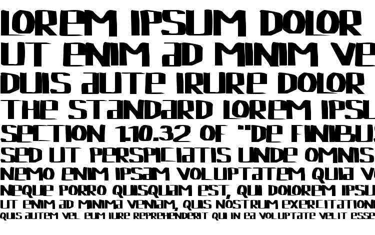 specimens Lebowski font, sample Lebowski font, an example of writing Lebowski font, review Lebowski font, preview Lebowski font, Lebowski font