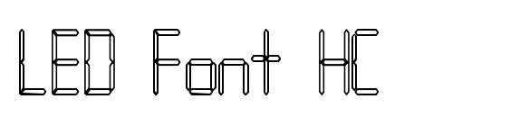 LED Font HC Font
