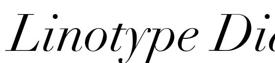 italic linotype fonts