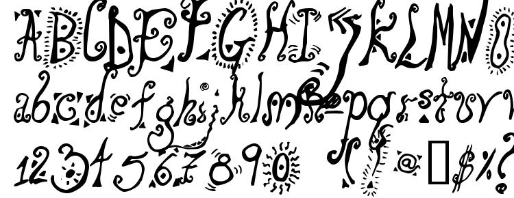 glyphs Loony font, сharacters Loony font, symbols Loony font, character map Loony font, preview Loony font, abc Loony font, Loony font
