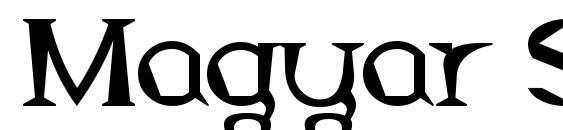 Magyar Serif Font