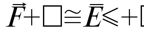 MathematicaBTT Font
