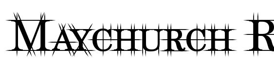 Maychurch Regular Font