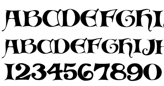 medieval font