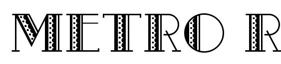 шрифт Metro Retro NF, бесплатный шрифт Metro Retro NF, предварительный просмотр шрифта Metro Retro NF