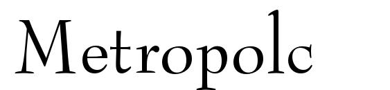 Metropolc Font