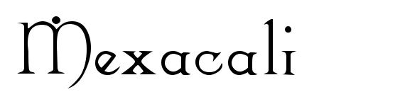 шрифт Mexacali, бесплатный шрифт Mexacali, предварительный просмотр шрифта Mexacali